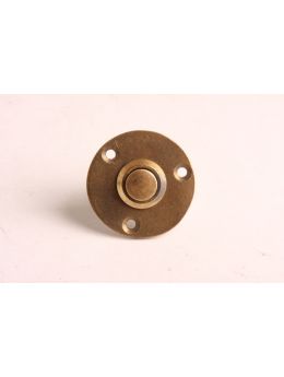 Doorbell push Brass Antique 40mm