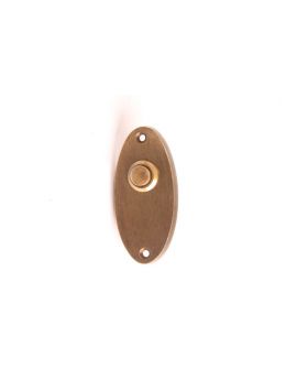 Doorbell push Brass Antique 39mm
