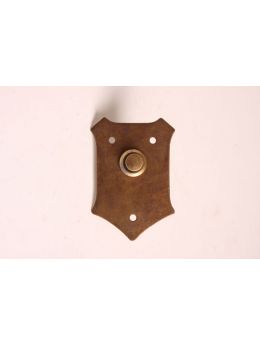 Doorbell push Brass Antique 55mm