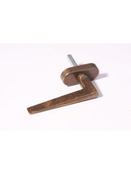 Tilt & Turn window handle Brass Antique 115mm