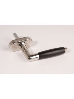 Tilt & Turn window handle Bright Nickel 110mm