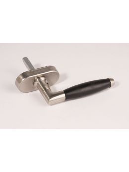 Tilt & Turn window handle Brushed Nickel 119mm